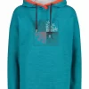Brandneu 🎉 Fleecejacken & -pullover CMP Fleecehoodie In Petrol Günstig Kaufen ❤️ 13