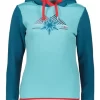 Aktion ✔️ Fleecejacken & -pullover CMP Fleecehoodie In Türkis Günstig Kaufen 🤩 11